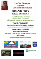 X2 Jeunes Départemental - Grand Prix Yohann DUJARDIN - Ch'ti Pétanque